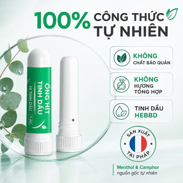 Ống H&iacute;t Tinh Dầu Puressentiel Resp OK 1ml