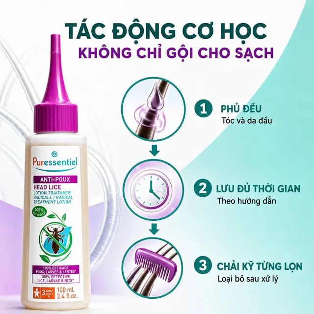Dầu Gội diệt chấy cho cả gia đ&igrave;nh