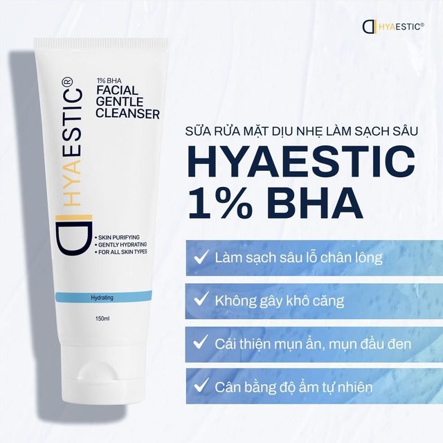 Hyaestic 1% BHA Facial Gentle Cleanser