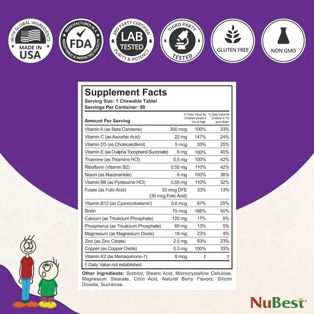 Vi&ecirc;n Nhai NuBest Tall Kids