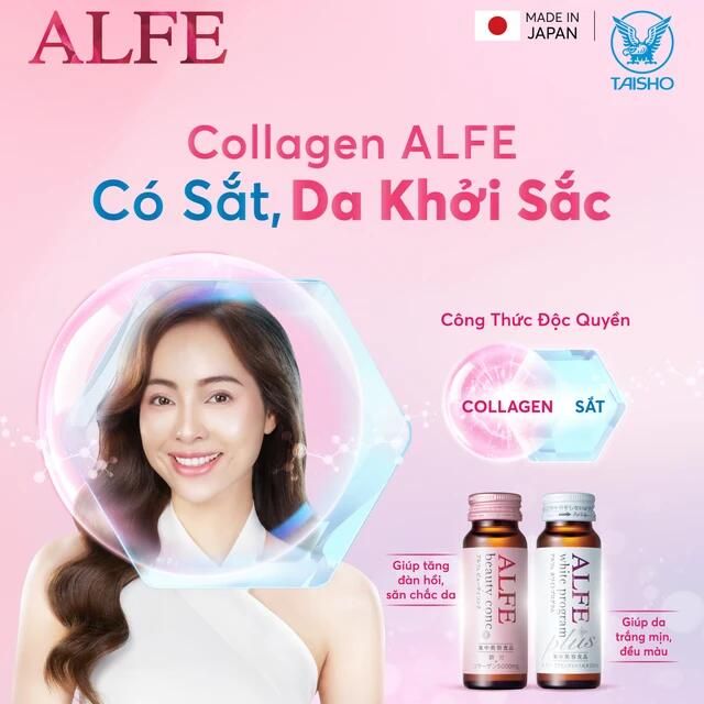 Th&agrave;nh phần nước uống collagen Alfe Beauty Conc