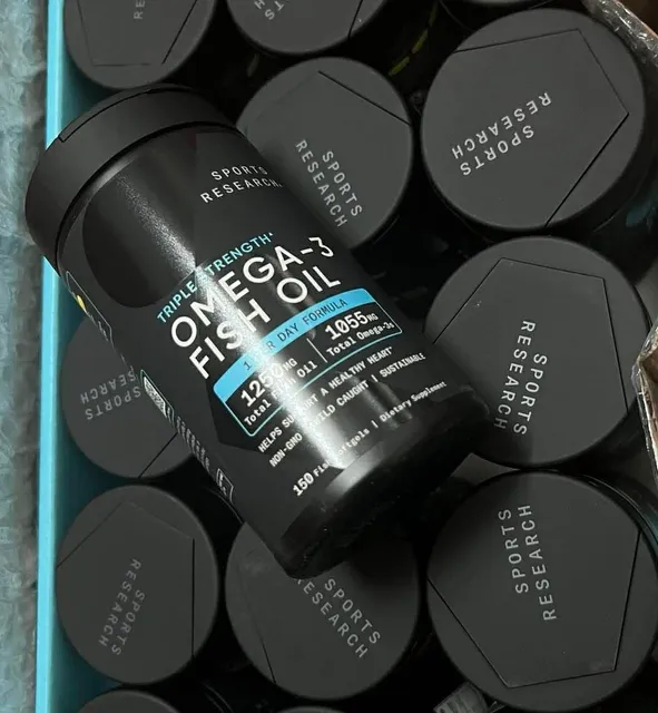 Vi&ecirc;n Dầu c&aacute; Sports Research Omega-3 - 150 vi&ecirc;n