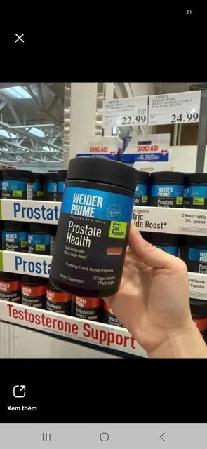 Weider Prime Prostate Health vi&ecirc;n uống