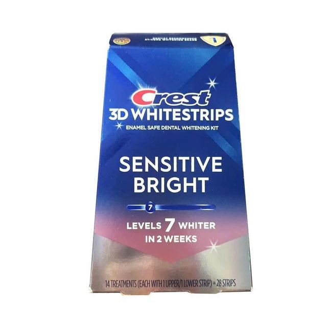 Crest 3D Whitestrips Sensitive Bright