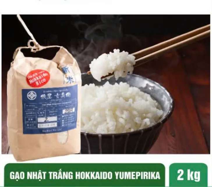 Gạo Yumepirika Hokkaido Nhật Bản