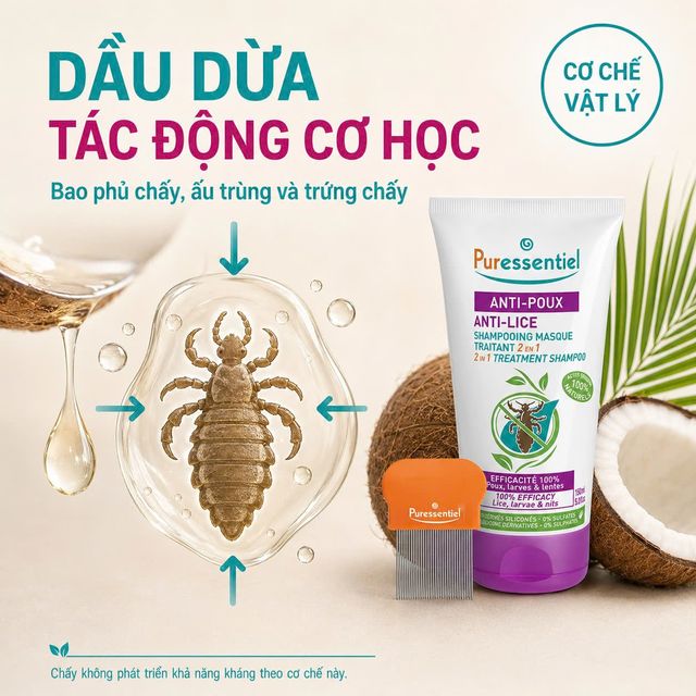 Puressentiel Dầu Gội Mặt Nạ Anti-Poux 150ml