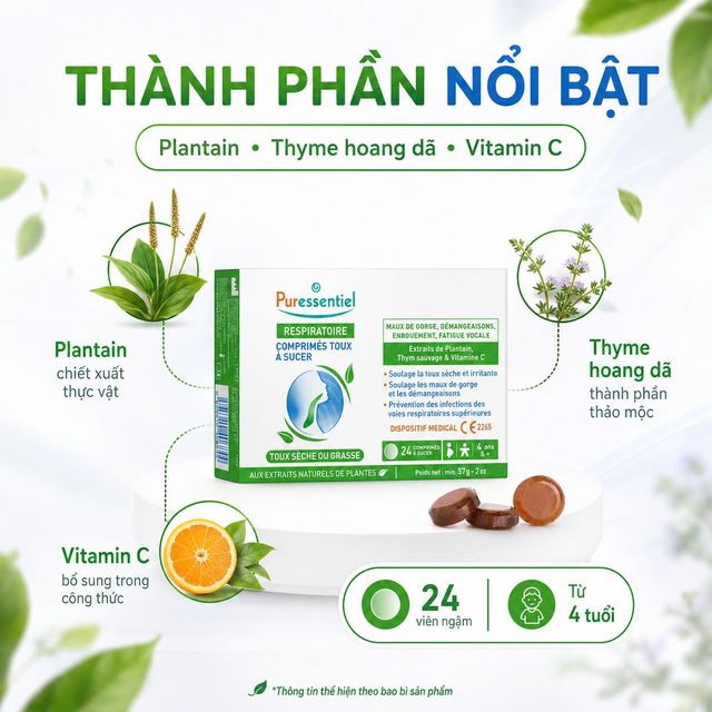 Mua Vi&ecirc;n Ngậm Puressentiel