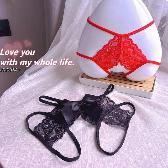 Thời trang sexy với Quần L&oacute;t Ren Hoa