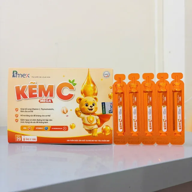 Siro Kẽm C Mega 20 ống