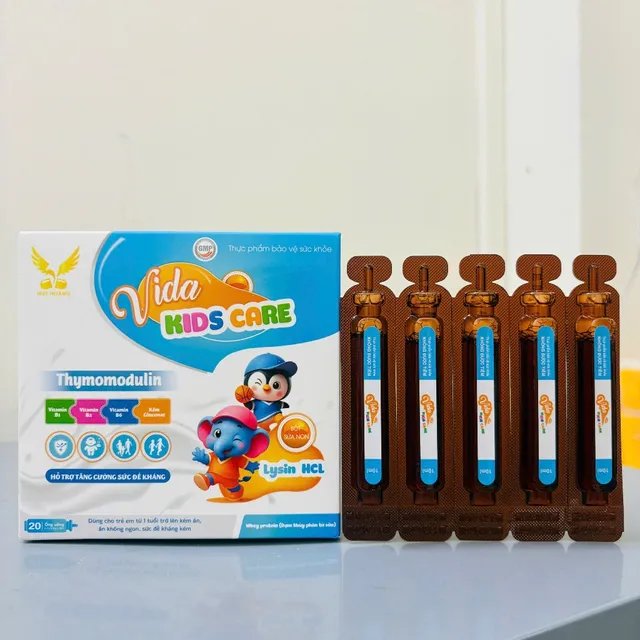 Siro hỗ trợ ti&ecirc;u h&oacute;a ăn ngon cho b&eacute; VIDA KIDS CARE