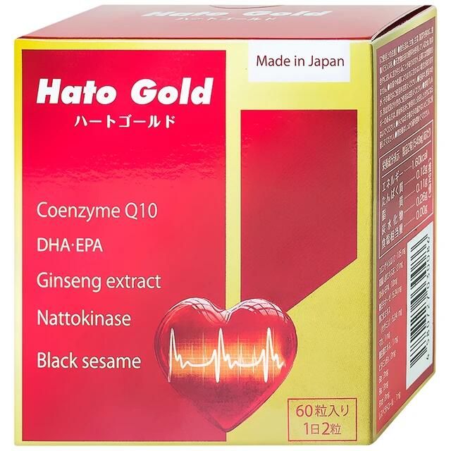 Vi&ecirc;n uống hỗ trợ tim mạch Hato Gold Jpanwell