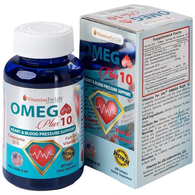 Vi&ecirc;n uống Omega Plus 10 Vitamins For Life