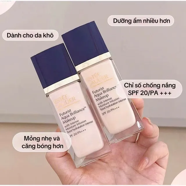 M&agrave;u sắc kem nền