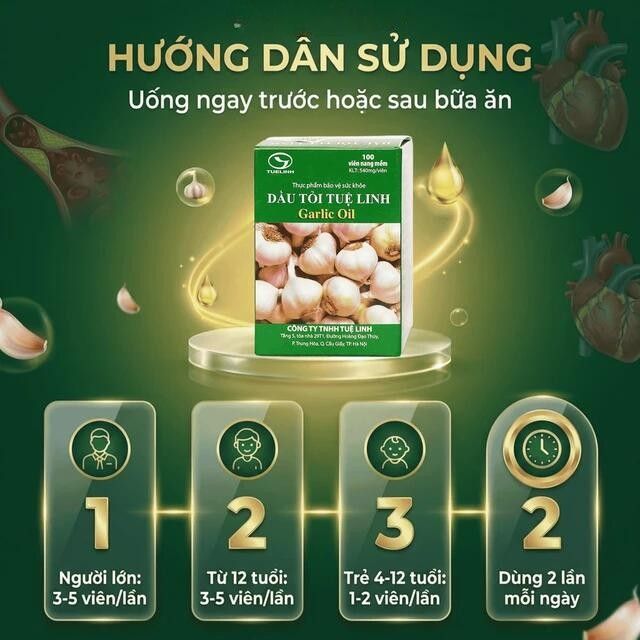 Dầu Tỏi Tuệ Linh