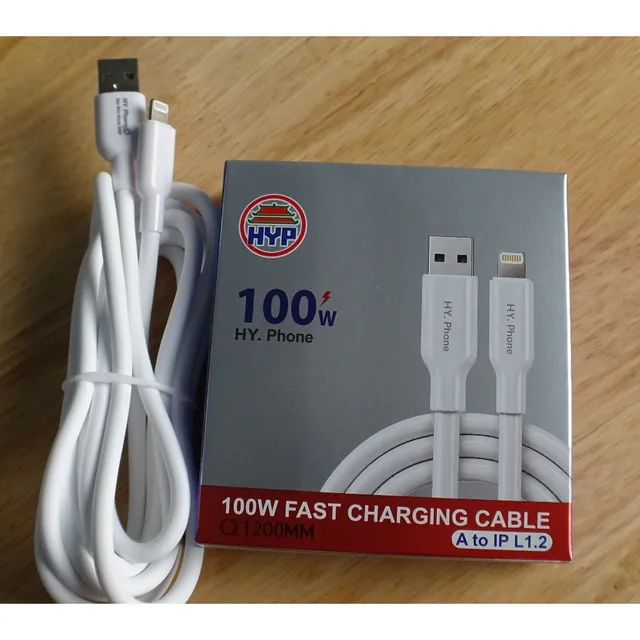 C&aacute;p sạc USB to IPHONE d&acirc;y silicone si&ecirc;u bền d&agrave;i 1.2m