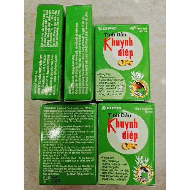 Dầu xoa b&oacute;p khuynh diệp OPC