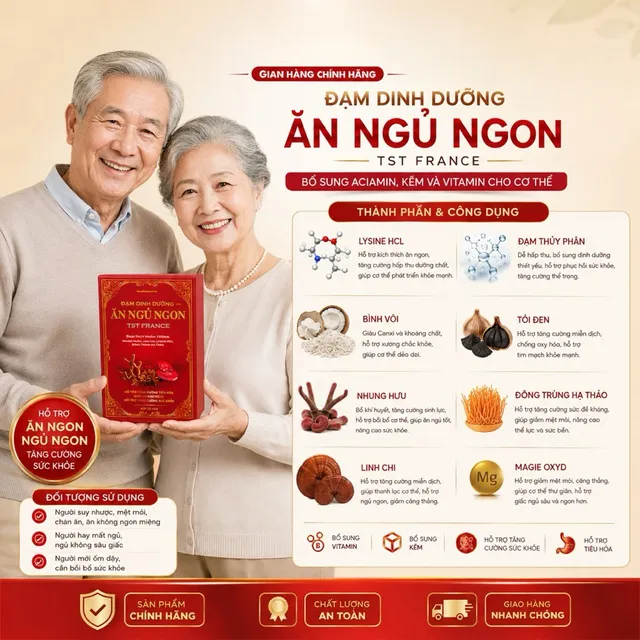 Th&agrave;nh phần Đạm Thuỷ Ph&acirc;n Ăn Ngủ Ngon