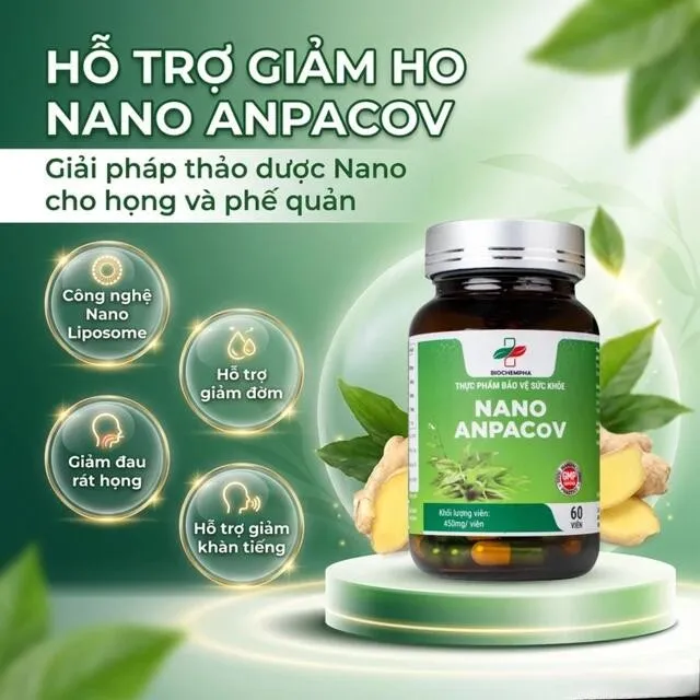 Vi&ecirc;n uống giảm ho Nano Anpacov Biochempha