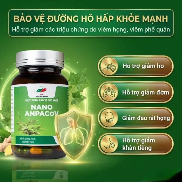 Vi&ecirc;n uống giảm ho Nano Anpacov Biochempha