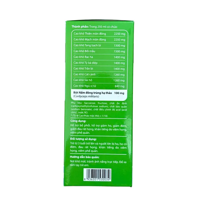 Bối mẫu bổ phổi 250ml