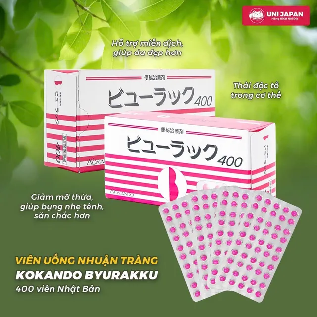 Vi&ecirc;n Nhuận Tr&agrave;ng Byurakku A Kokando - Nội Địa Nhật Bản