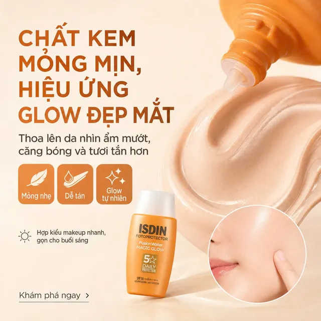 Kem Chống Nắng ISDIN Fusion Water Brightening