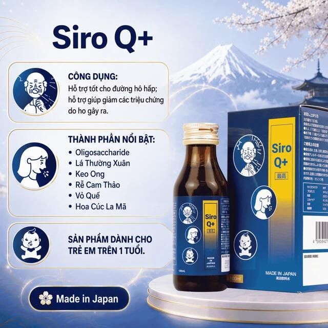 SIRO Q+ KenKo - Hỗ trợ giảm ho
