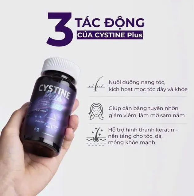 Vi&ecirc;n Uống Cystine Plus 60 Vi&ecirc;n