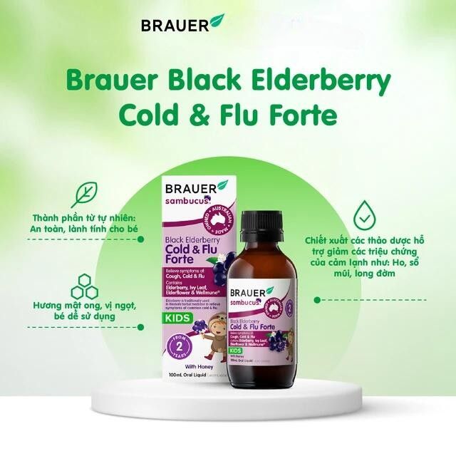 Siro Black Elderberry Cold And Flu Forte