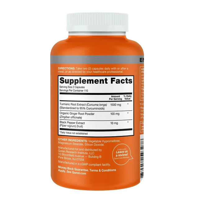 Vi&ecirc;n uống tinh chất nghệ Qunol Turmeric 1500mg