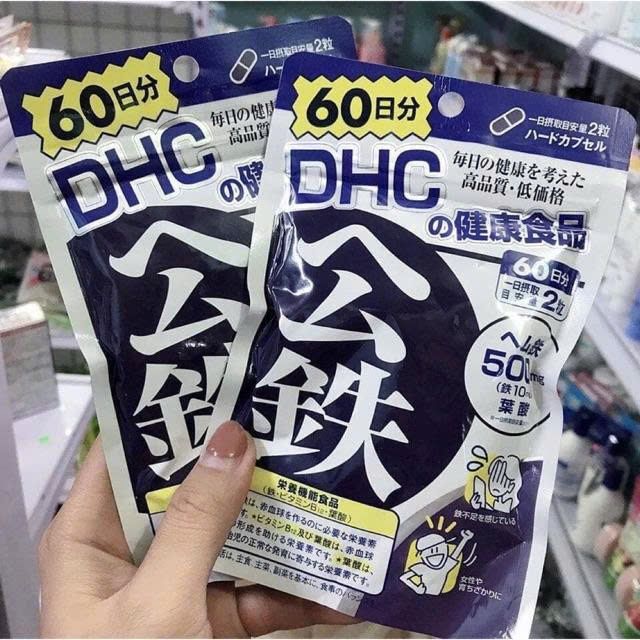 Vi&ecirc;n uống bổ sung sắt DHC
