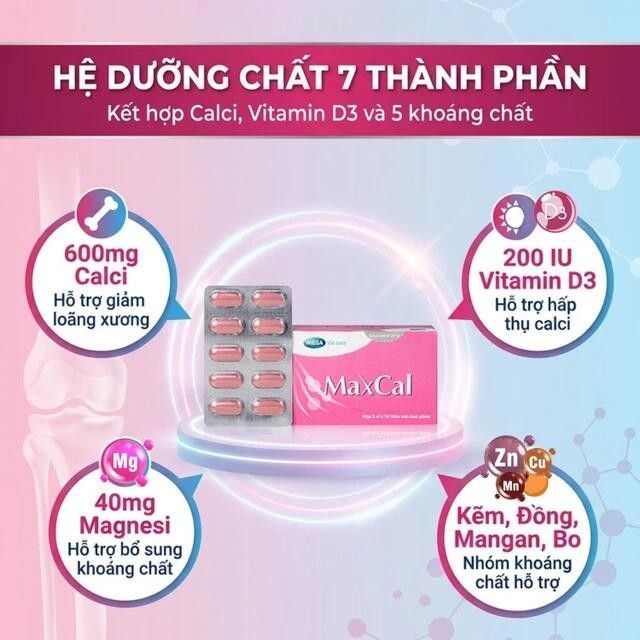 Vi&ecirc;n uống Maxcal Mega - Đ&oacute;ng g&oacute;i