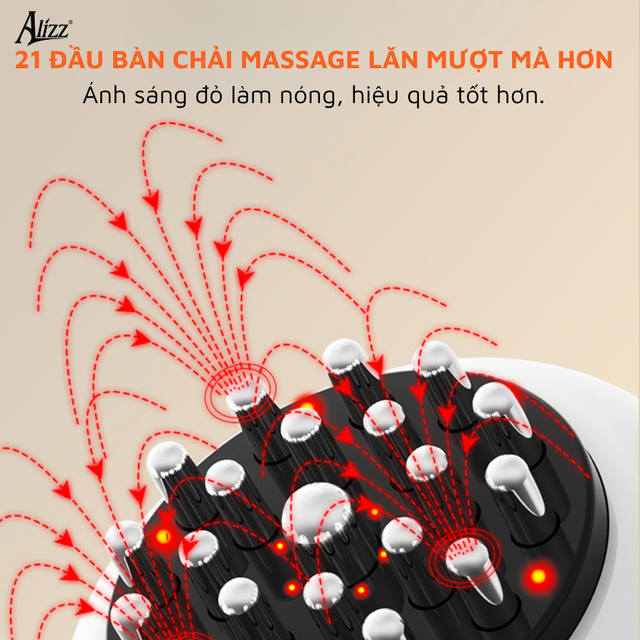 B&agrave;n chải kinh lạc điện massage to&agrave;n th&acirc;n ALIZZ AL