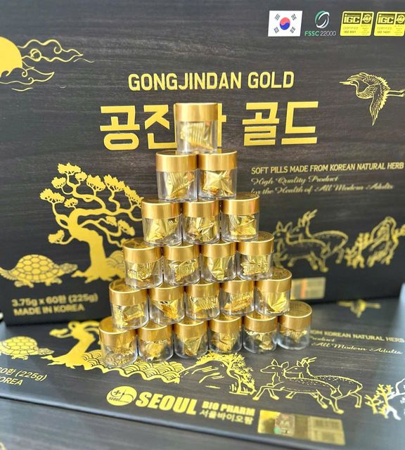 An Cung Bổ N&atilde;o Trầm Hương Gongjindan Gold - H&igrave;nh 2