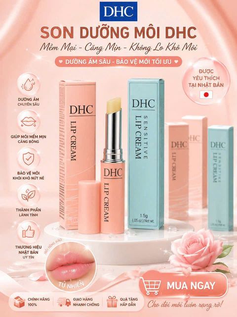 Son Dưỡng DHC Lip Cream Phi&ecirc;n Bản Mới