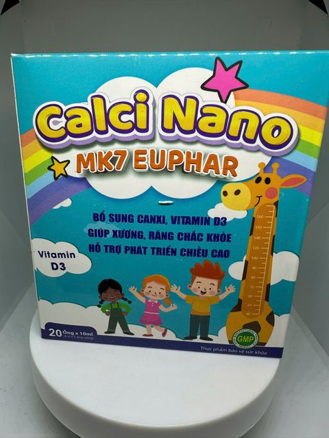 C&aacute;ch sử dụng Calcinano MK7 Euphar