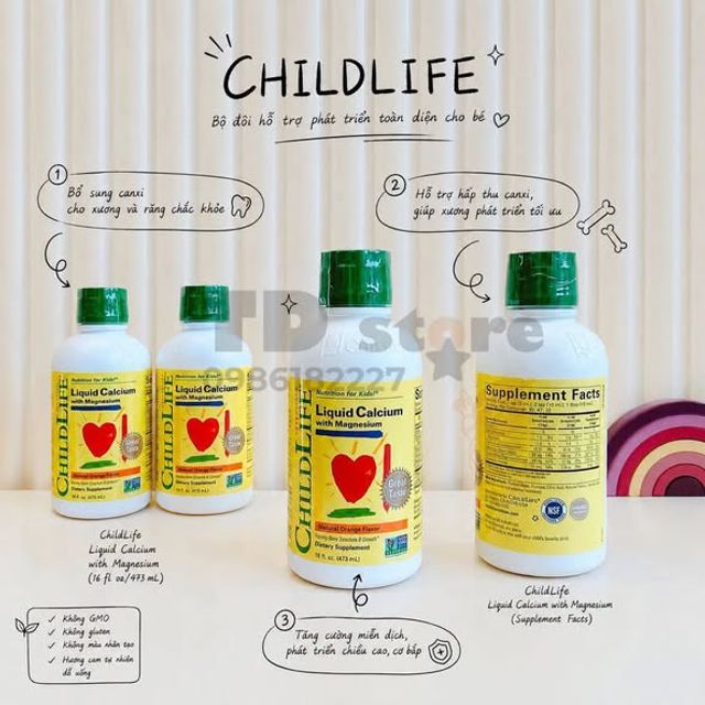 Canxi Nước Hữu Cơ Liquid Calcium