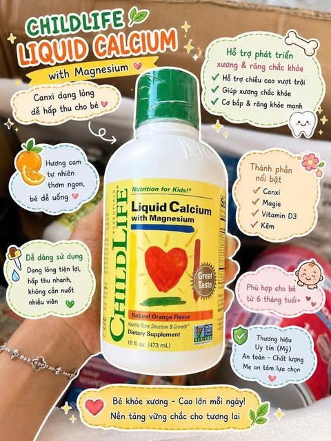 Canxi ChildLife Liquid Calcium