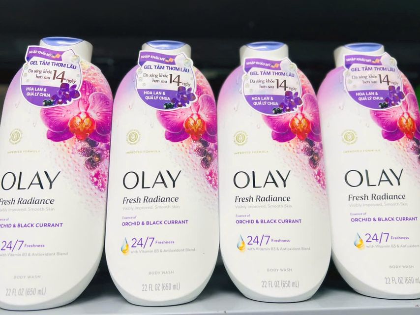 Sữa tắm Olay cho da mềm mịn