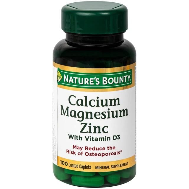 Vi&ecirc;n uống Calcium Magnesium Zinc Nature's Bounty