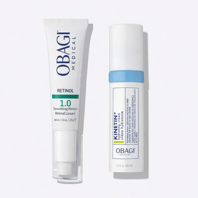 Combo Kem Dưỡng Ẩm Obagi Retinol 1.0 v&agrave; Kinetin+