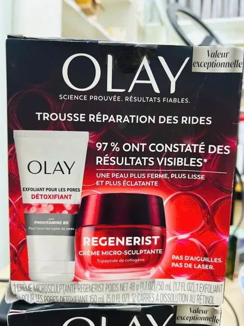 Sét Olay Regenerist Face Wash and Moisturizer