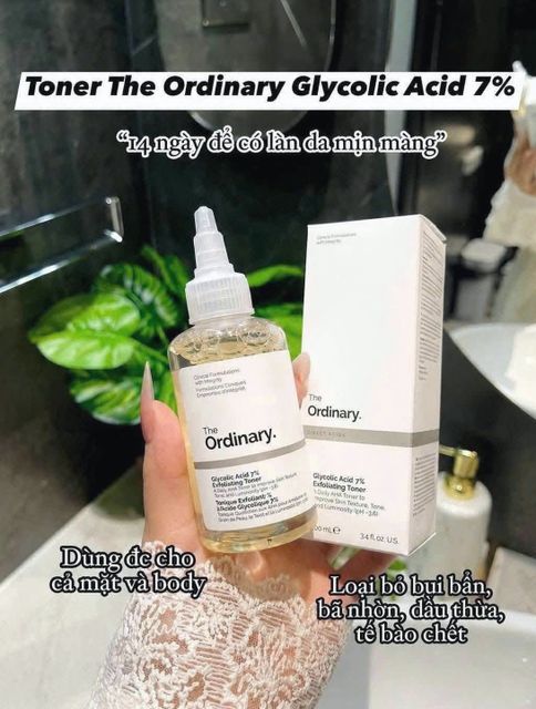 The Ordinary glycolic acid 7% exfoliating toner 100ml