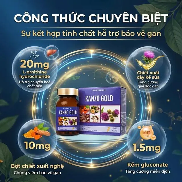 Vi&ecirc;n uống Kanzo Gold