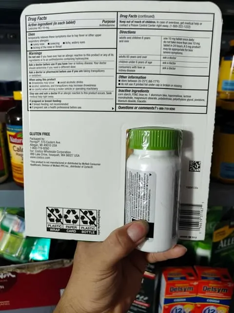 Kirkland Signature Aller-Tec 10mg 365v