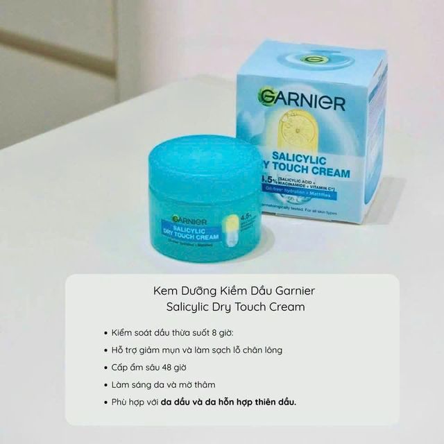 Kem Dưỡng Ẩm Garnier sau khi sử dụng