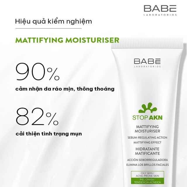 Kem Dưỡng Cho Da Dầu Mụn BABE Stop AKN