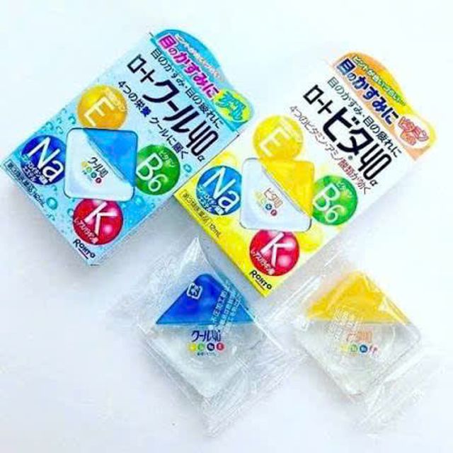 Nước nhỏ mắt Rohto Vita40 / Cool40 Nhật Bản