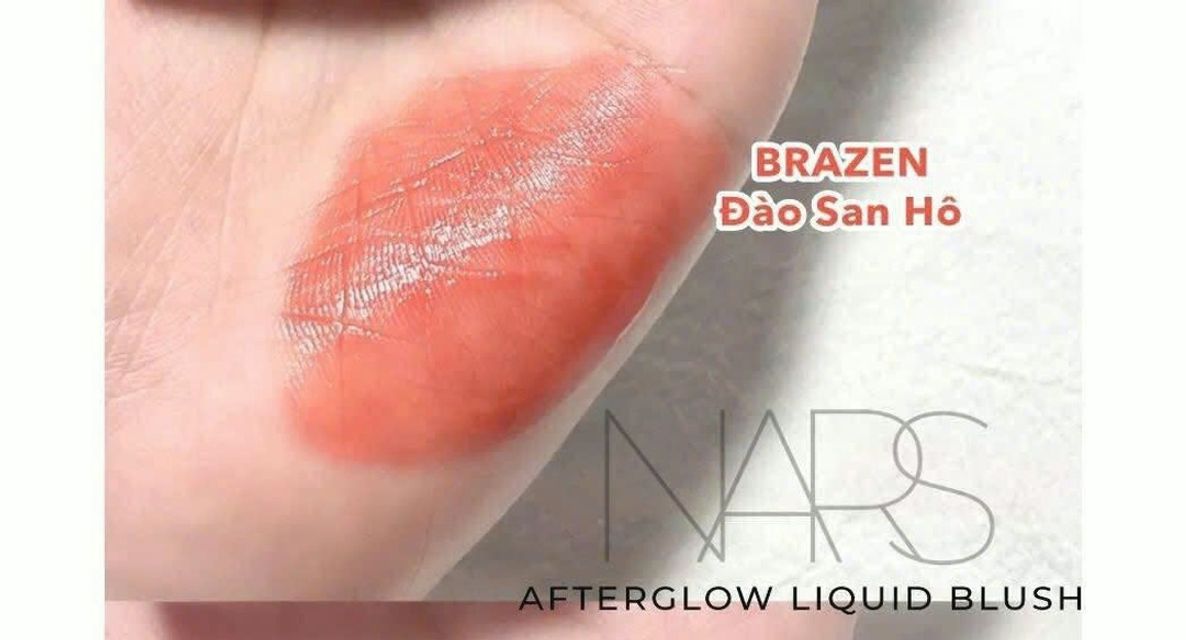 Má hồng kem Nars màu Brazen