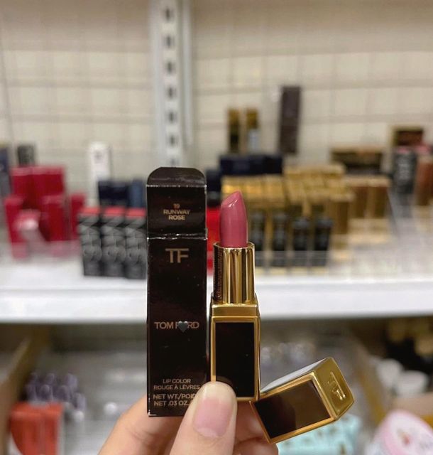 Son Tom Ford 19 lip color runway rose mini 1g-Fullbox